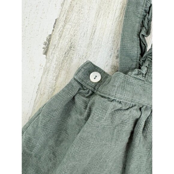 La Coqueta Green Pinafore Skirt Girls Sz 6 - Picture 5 of 15